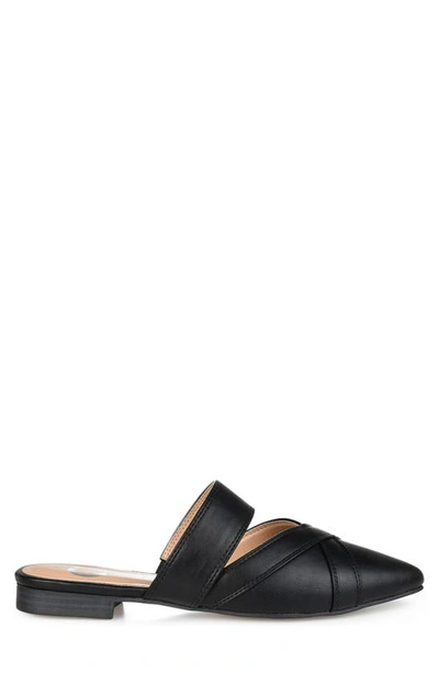Shop Journee Collection Stasi Pointed Toe Mule In Black
