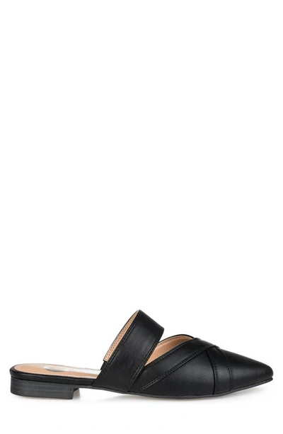 Journee Stasi Pointed Toe Mule In Black