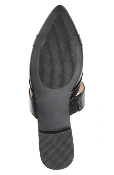Journee Stasi Pointed Toe Mule In Black