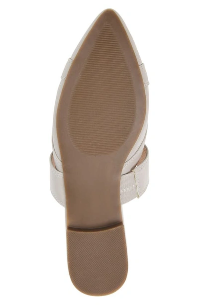 Journee Stasi Pointed Toe Mule In Grey