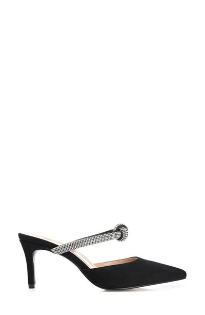 Shop Journee Collection Lunna Mule Pump In Black