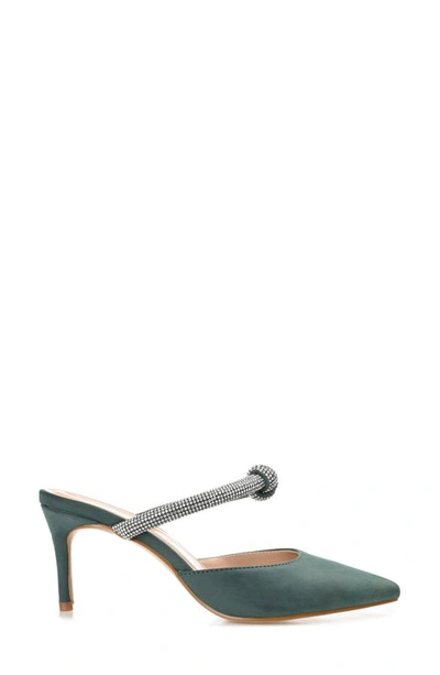Journee Collection Lunna Mule Pump In Green