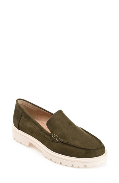 Journee Collection Collection Women's Tru Comfort Foam Erika Flat In Olive