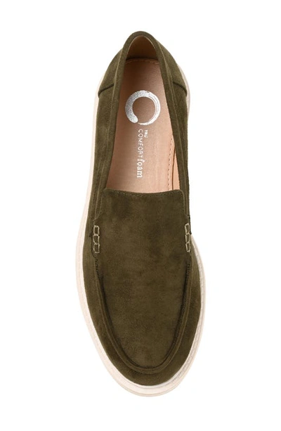 Journee Collection Collection Women's Tru Comfort Foam Erika Flat In Olive