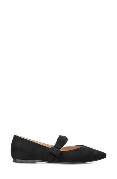 Journee Collection Collection Women's Aizlynn Wide Width Flat In Black