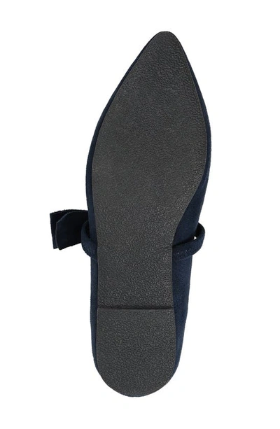 Journee Collection Collection Women's Aizlynn Flat In Navy