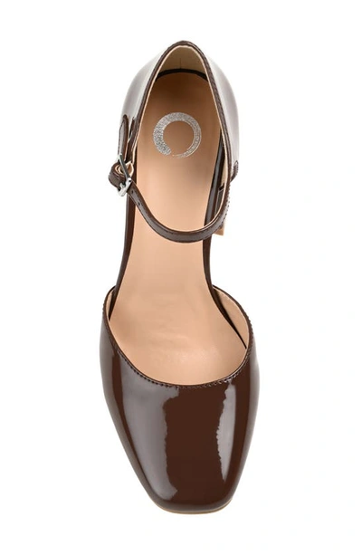 Journee Collection Hesster Mary Jane Pump In Brown