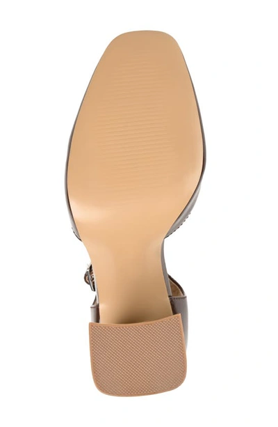 Journee Collection Hesster Mary Jane Pump In Brown
