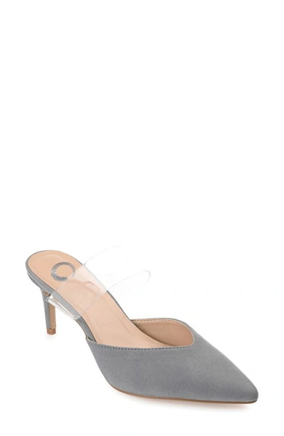 Shop Journee Collection Ollie Pump In Slate