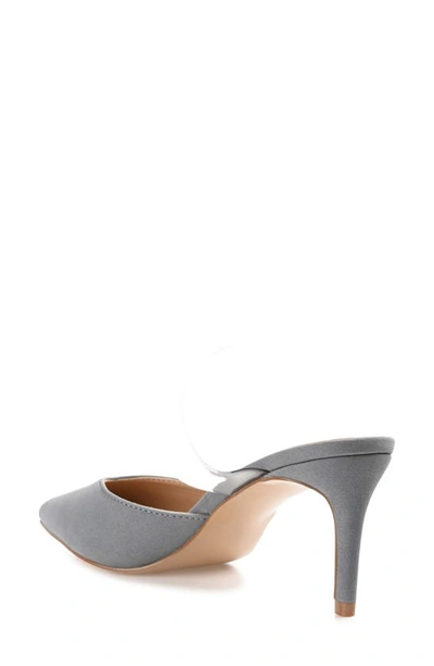 Shop Journee Collection Ollie Pump In Slate