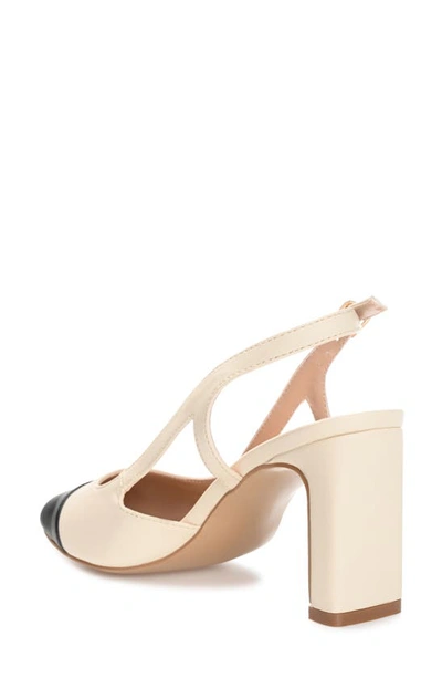 Journee Collection Reignn Slingback Pump In Beige