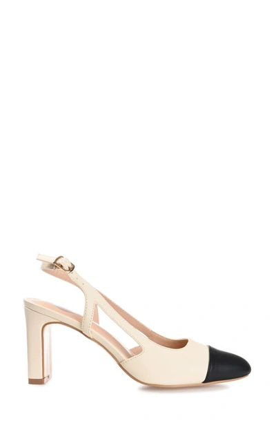 Journee Collection Reignn Slingback Pump In Beige