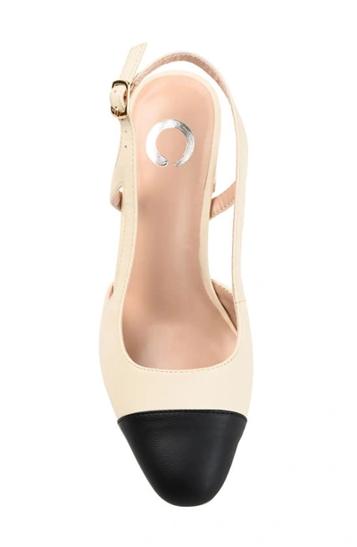 Journee Collection Reignn Slingback Pump In Beige