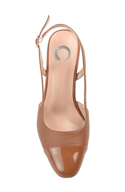 Journee Collection Reignn Slingback Pump In Tan