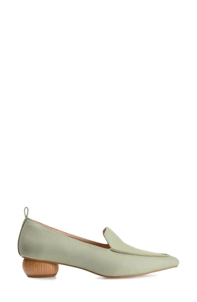 Journee Collection Maggs Pointed Toe Flat In Sage