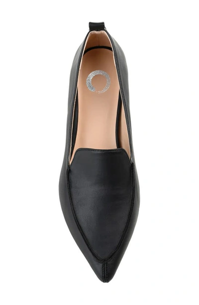 Journee Collection Maggs Pointed Toe Flat In Black