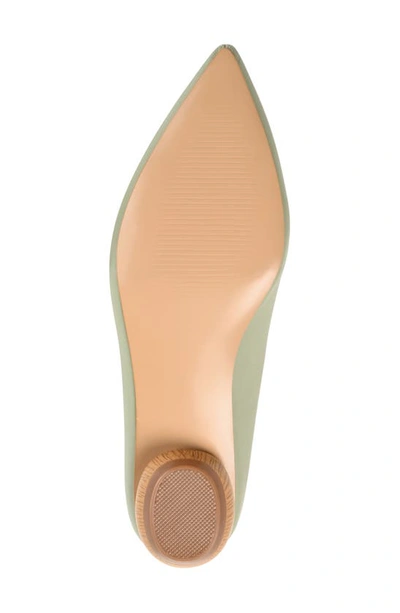 Journee Collection Maggs Pointed Toe Flat In Sage