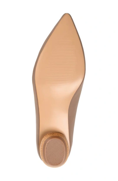 Journee Collection Maggs Pointed Toe Flat In Taupe