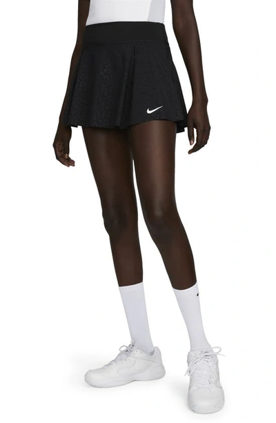 Shop Nike Dri-fit Tennis Skirt In Black/ White