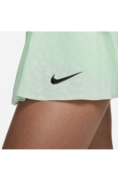 Shop Nike Dri-fit Tennis Skirt In Mint Foam/ Black