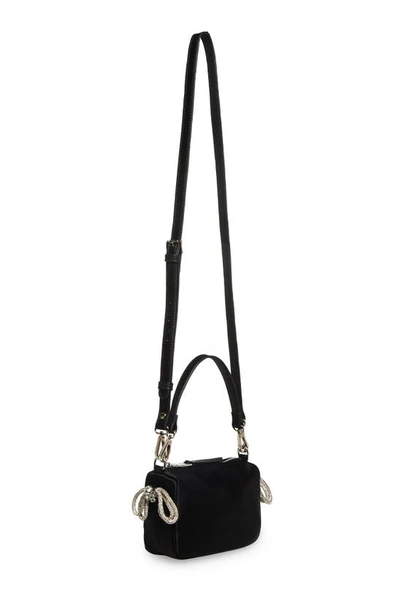 Steve Madden Noble Crossbody Bag In Black Satin