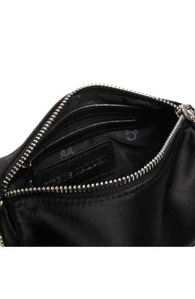 Steve Madden Noble Crossbody Bag In Black Satin
