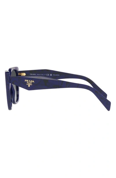 Shop Prada 50mm Gradient Cat Eye Sunglasses In Marble