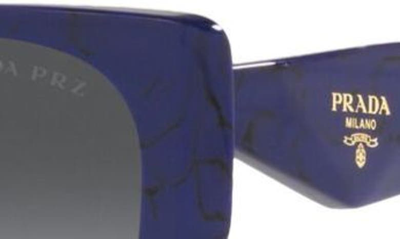 Shop Prada 50mm Gradient Cat Eye Sunglasses In Marble