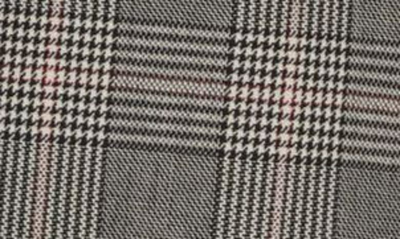 Golden Goose Golden Single Breasted Tom Boy Blazer Prince Of Wales Wool In Grey/ Bone White