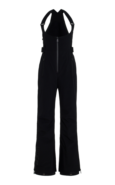 Shop Moncler Stretch Tech Nylon Ski Suit In Black