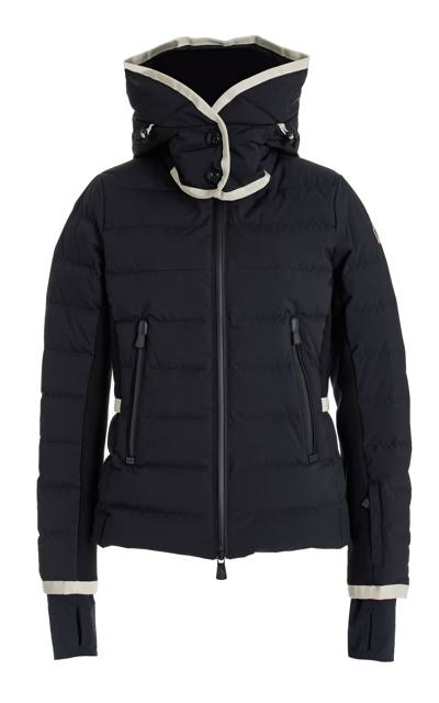 Shop Moncler Lamoura Hooded Down Jacket In Black