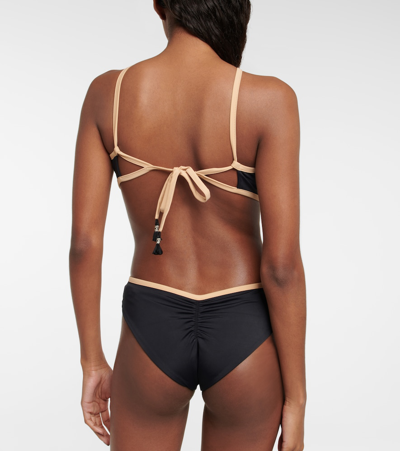 Johanna Ortiz Rough Sea Cut-out One-piece Swimsuit In Black