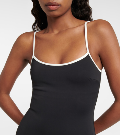 Sir Claude Scoop-neck Swimsuit In Black / Ivory