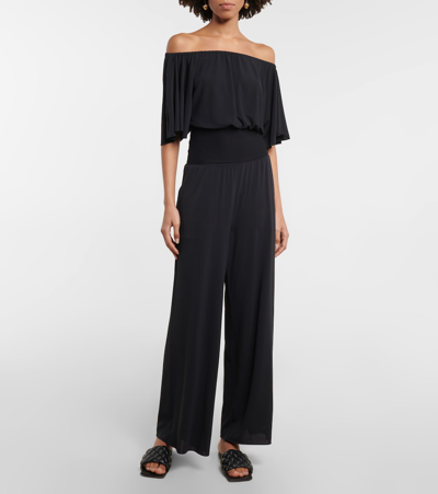 Eres Solal Of-shoulder Blouse In Noir
