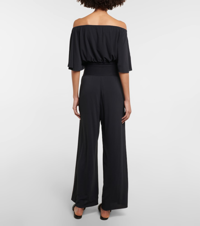 Eres Solal Of-shoulder Blouse In Noir