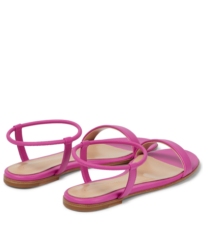Gianvito Rossi Jaime 05 Leather Sandals In Bloom