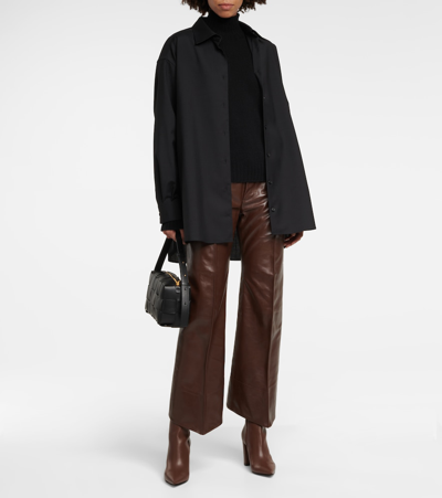 Gianvito Rossi Leather Ankle Boots In Brown