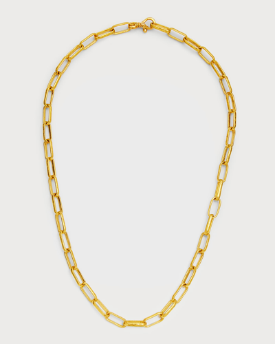 Shop Gurhan Men's 24k Yellow Gold Chain Necklace, 20"l