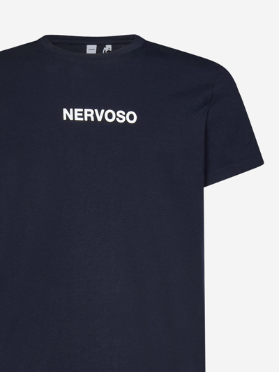 Shop Aspesi Nervoso T-shirt <br> In Blue