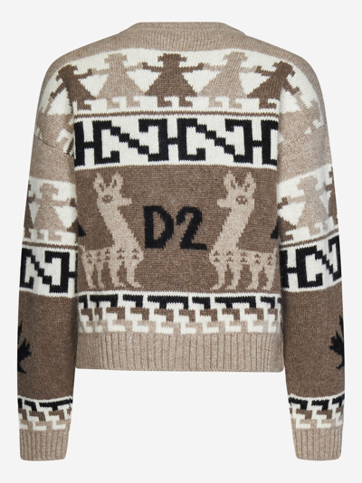 Shop Dsquared2 Cardigan In Beige