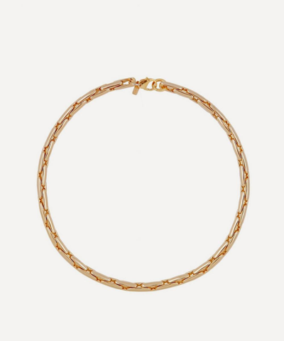 Shop Martha Calvo 14ct Gold-plated Gilda Chain Necklace