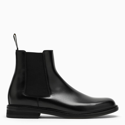 Shop Doucal's | Black Leather Beatles Boot