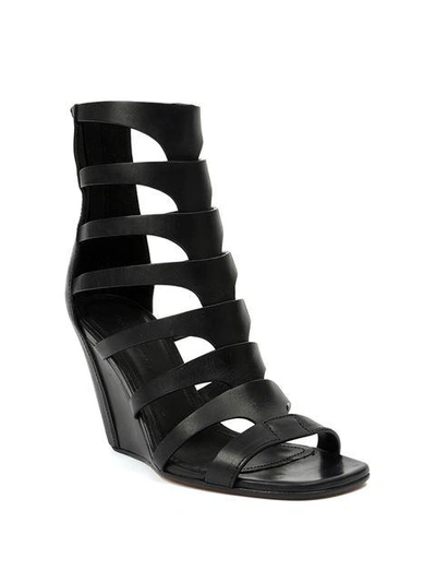 Shop Rick Owens Gladiator Wedge Sandals