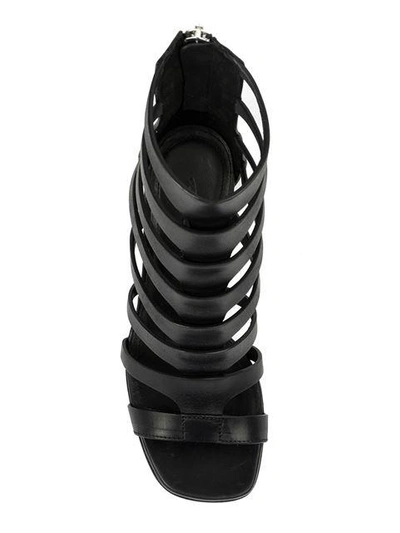 Shop Rick Owens Gladiator Wedge Sandals