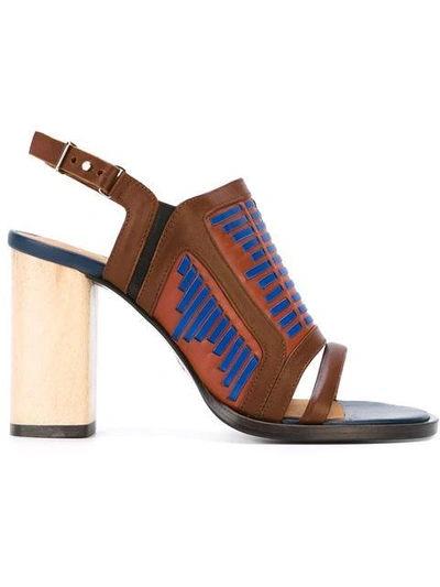 Shop Thakoon Addition 'lizzy' Sandals In Brown