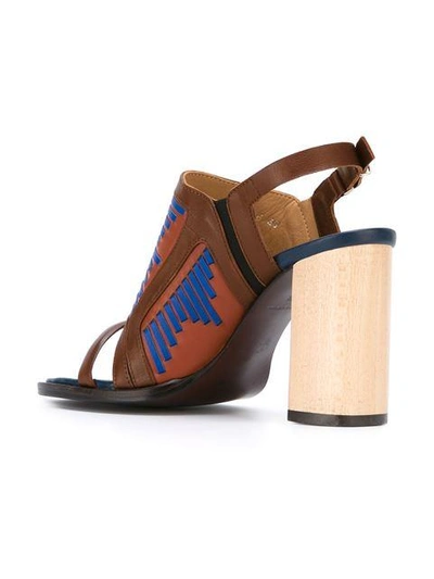 Shop Thakoon Addition 'lizzy' Sandals In Brown