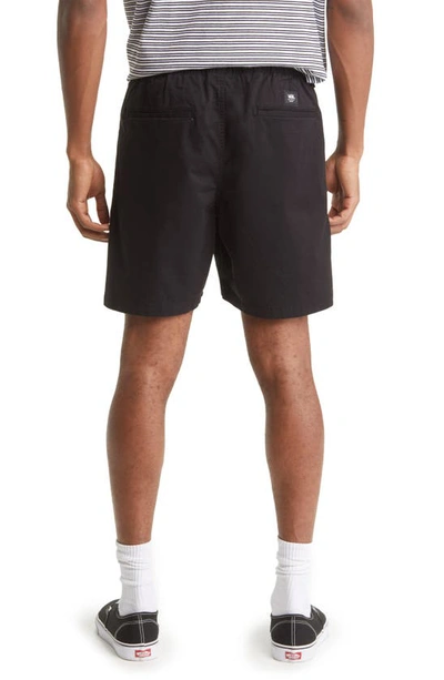 Shop Vans Range Relaxed Fit Pull-on Shorts In Black
