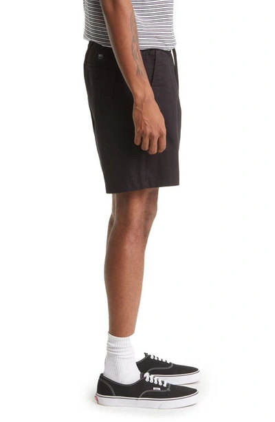 Shop Vans Range Relaxed Fit Pull-on Shorts In Black