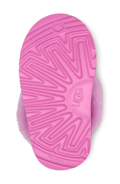 Ugg Funkette Water Resistant Genuine Shearling Trim Clog In Purple Ruby