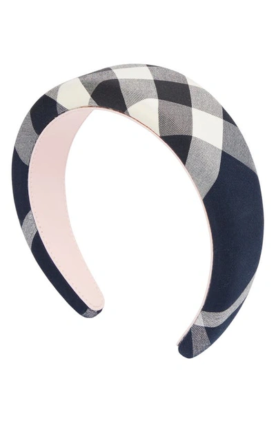 Burberry nova top check headband